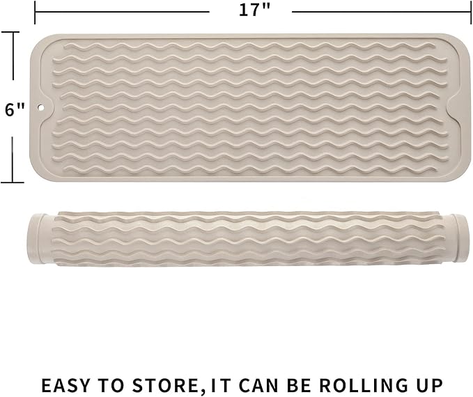 Silicone Dish Drying Mat for Multiple Usage, Easy clean, Eco-friendly, - Image 2