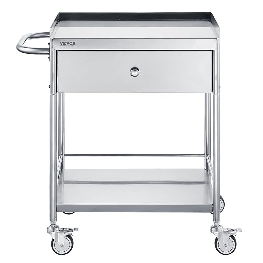 VEVOR Stainless Steel Utility Cart - Image 12