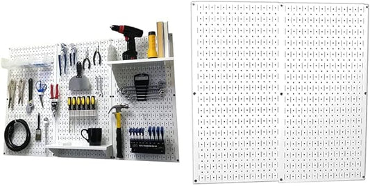 Wall Control Pegboard Organizer 4 ft. Metal Standard Tool Storage Kit by Wall+Control