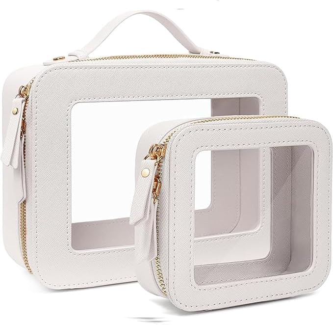 Travel Clear Makeup Bag Set, TSA Approved Cosmetic Bag Case - Image 8