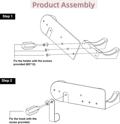 Hair Dryer Holder Wall Mounted, Hair Dryer Organizer Self Adhesive Compatible - Image 8