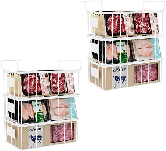 Freezer Storage Organize Baskets by Y.Z.Bros