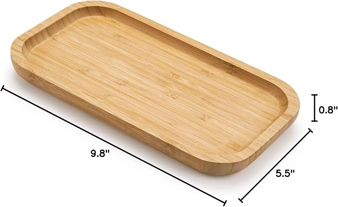 Bamboo Vanity Tray, Bathroom Counter Tray, Toilet Tank Tray, Bathroom Tray - Image 8