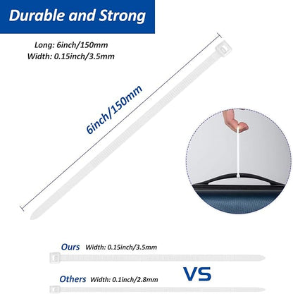 Strong Back-Glue Self Adhesive Cable Zip Tie Mounts Kit - Image 4