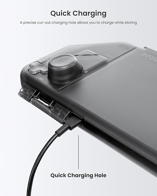 tomtoc Armor Case for Steam Deck/OLED, Steam Deck Hard Shell, Slim Portable - Image 7