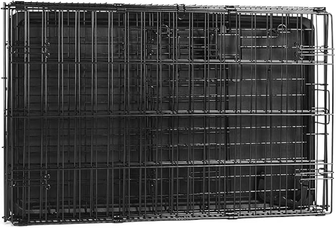 Amazon Basics Durable, Foldable Metal Wire Dog Crate - Image 4