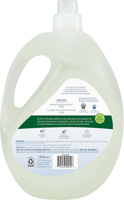 Biokleen Free & Clear Natural 3X Concentrated Liquid Laundry Detergent - Image 2