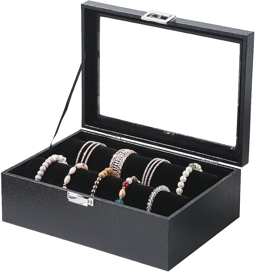 Bracelet Holder Organizer Box, Jewelry Storage Case - Image 4