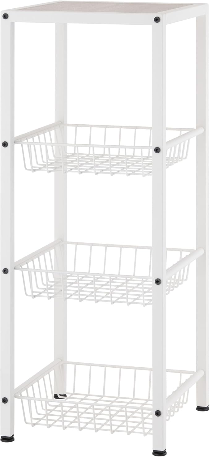 TRINITY 4-Tier Freestanding Metal Shelving Rack by TRINITY