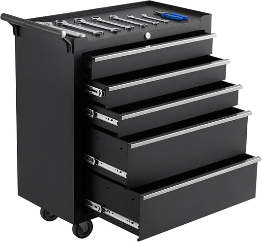 5-Drawer Rolling Tool Chest by Unknown