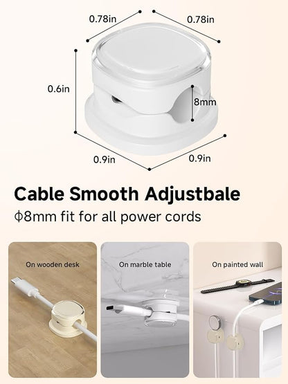 Magnetic Cable Clips, Adjustable Cord Holder Management, Adhesive Wire Keeper - Image 3