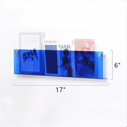 ROYALITA 2-Pack Acrylic Magazine Holder Brochure Holder, Fashion Hanging - Image 3