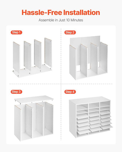 VEVOR Literature Organizer, 24 Compartments Office Mailbox - Image 6