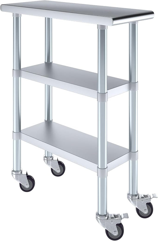 AmGood Stainless Steel Work Table by AmGood