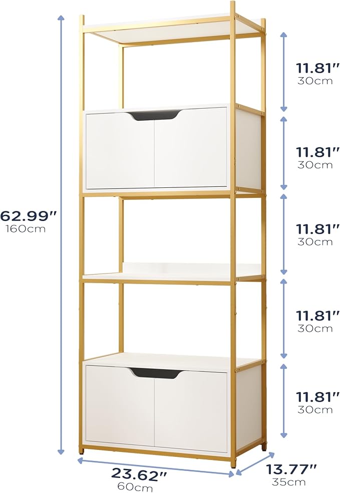 Industrial Bookshelf, Bookcase - Image 2