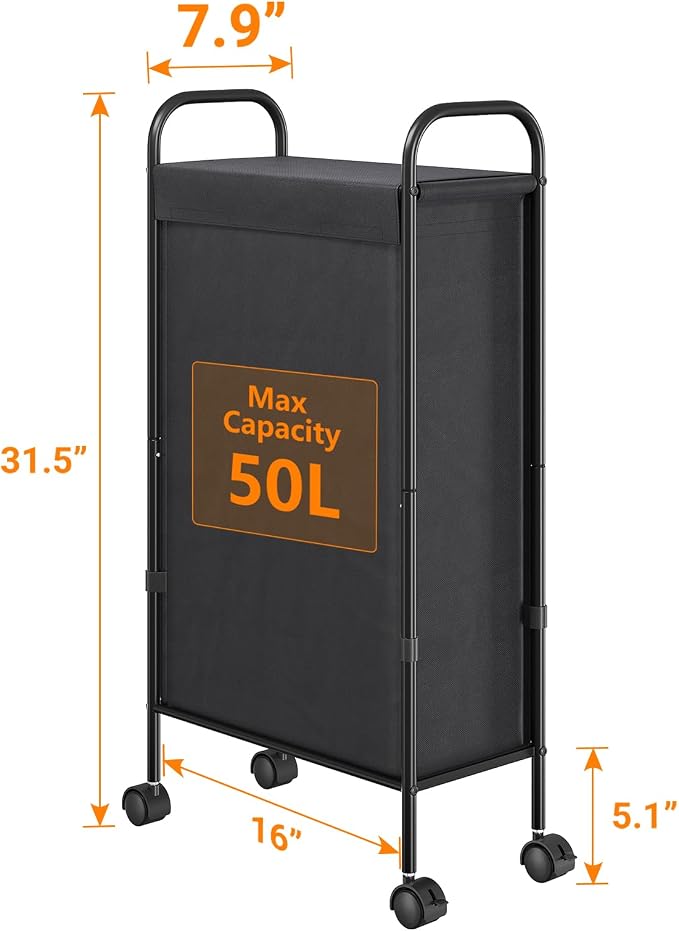 ELYKEN Slim Laundry Hamper - Image 3