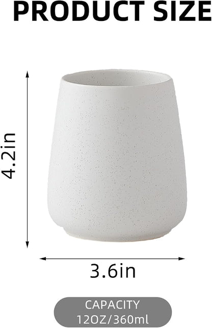 Speckled White Toothbrush Holder Set - Image 3