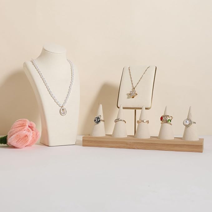 GemeShou Beige necklace storage organizer - Image 3