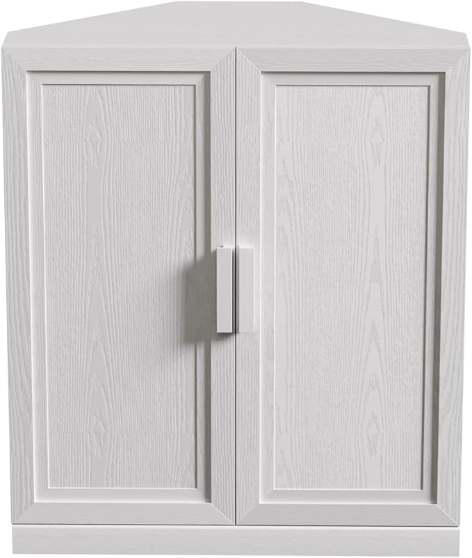 Casaphoria Farmhouse Corner Cabinet, Wooden Corner Storage Cabinet - Image 7