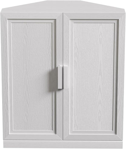 Casaphoria Farmhouse Corner Cabinet, Wooden Corner Storage Cabinet - Image 7