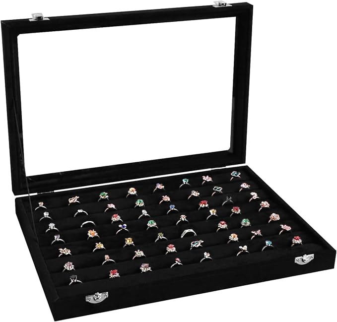Wudygirl 7 Slot Ring Holder Organizer Display Tray by Wudygirl
