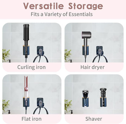 Curling Iron Holder Wall Mount, Premium Organizer - Image 3