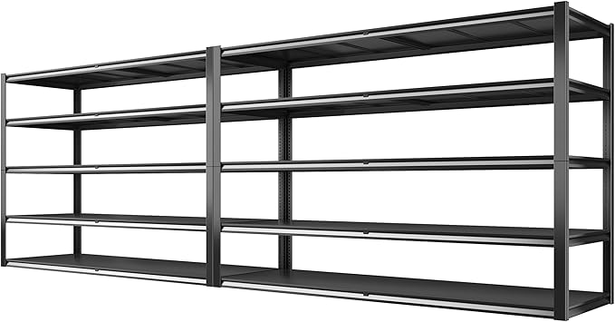 REIBII 78" H Storage Shelves, Garage Shelving Heavy Duty Load 3000LBS, by REIBII