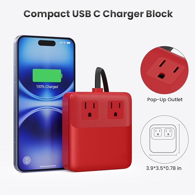 USB C Charger Block, 135W GaN IV Fast Charging Station Hub, 6-in-1 USB C Power - Image 7