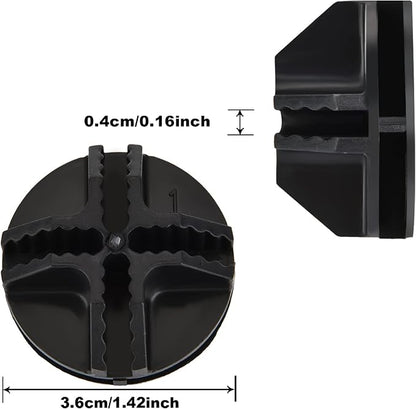 48 Pieces Cube Connectors Plastic Storage Wire Cube Organizer ABS Connectors - Image 2