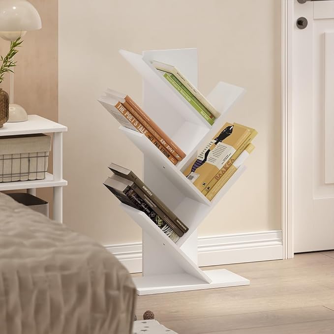 Furinno Tree Book Shelf, 5-Tier Bookshelf, Tree Bookcase - Image 2
