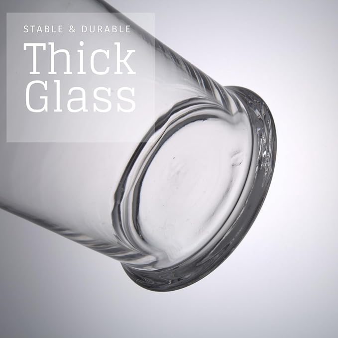 Set of 3 Glass Apothecary Jars - Image 3
