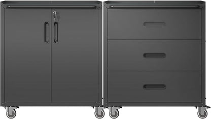 Metal Tool Cabinet, Garage Storage Cabinet System, Wall Cabinet & Locking by VIYET