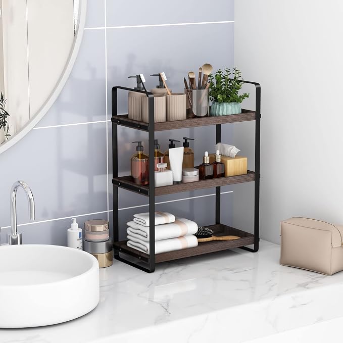 Bathroom Counter Organizer, Bathroom Countertop Organizer, Counter Shelf - Image 5