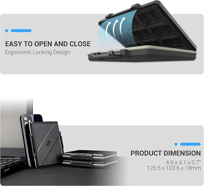 JJC 45 Slots Compact Memory Card Case Holder - Image 3