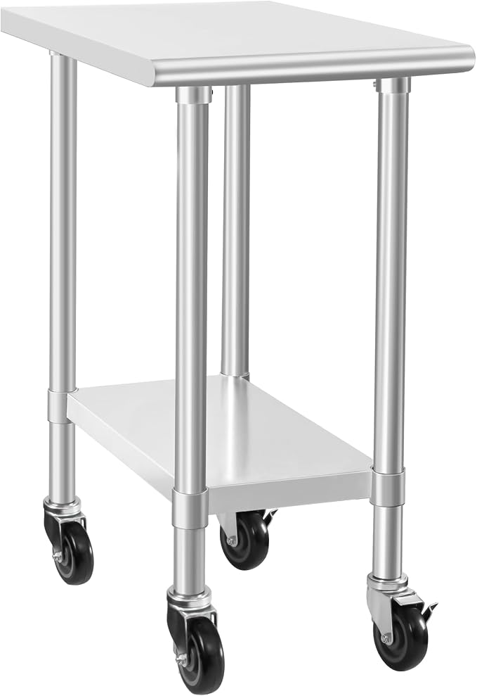 HARDURA Stainless Steel Commercial Table Prep & Work Table by HARDURA