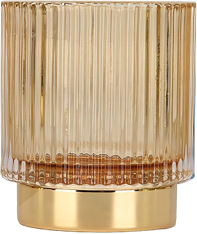 DASITON Makeup Brush holder Organizer, Crystal Cosmetic Makeup Brush Glass by DASITON