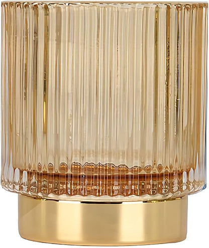 DASITON Makeup Brush holder Organizer, Crystal Cosmetic Makeup Brush Glass by DASITON