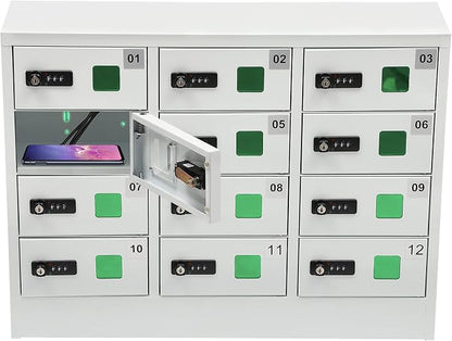 12 Slot Cellphone Charging Station, Locker Charging Station by Unknown