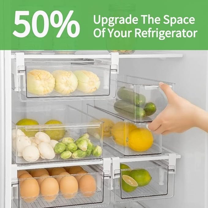 vacane Upgraded Refrigerator Drawers Organizer - Image 2