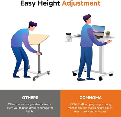 COMHOMA Adjustable Overbed Bedside Table - Image 9