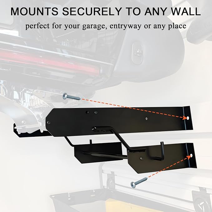 FOVPLUE Detach Depot Wall Storage Rack – Heavy-Duty Motorcycle Accessory - Image 3