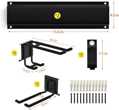 Garage Tool Organizer Wall Mount, Yard Garden Tool Organizer, Adjustable Tool - Image 5