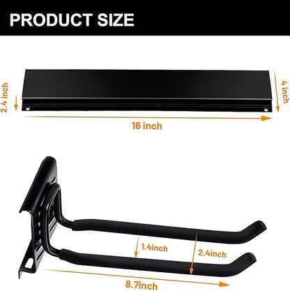 Wallmaster Garage Storage Organization Wall Mount, Garden Tool Rack Organizer - Image 4
