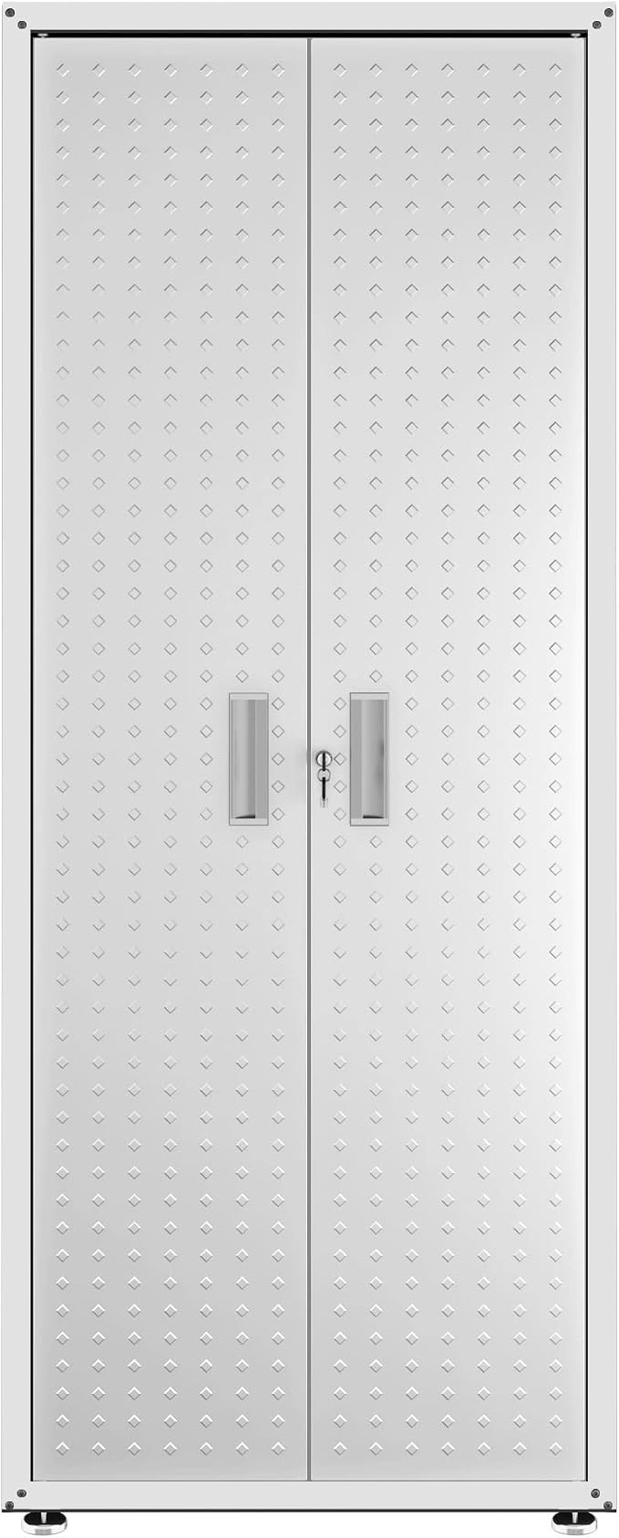 Manhattan Comfort Fortress Textured Metal 75.4" Garage Cabinet by ManhattanComfort