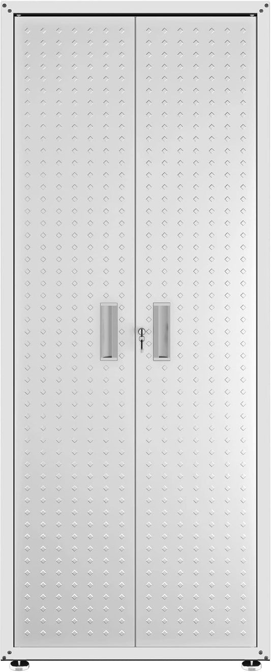 Manhattan Comfort Fortress Textured Metal 75.4" Garage Cabinet by ManhattanComfort