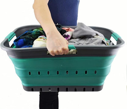 SAMMART 42L Collapsible Plastic Laundry Basket - Image 7