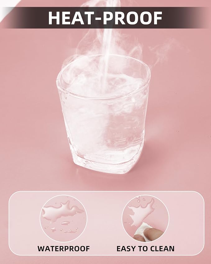 Extra Large Leather Desk Protector, Office Mat, Mouse & Laptop Pad, Non-Slip - Image 5
