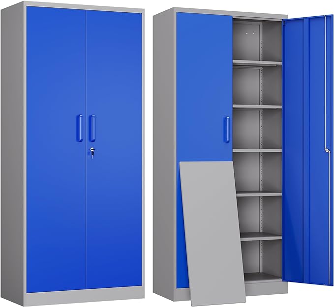 Yizosh Metal Garage Storage Cabinet by Yizosh