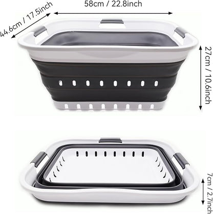 SAMMART 42L Collapsible Plastic Laundry Basket - Image 3