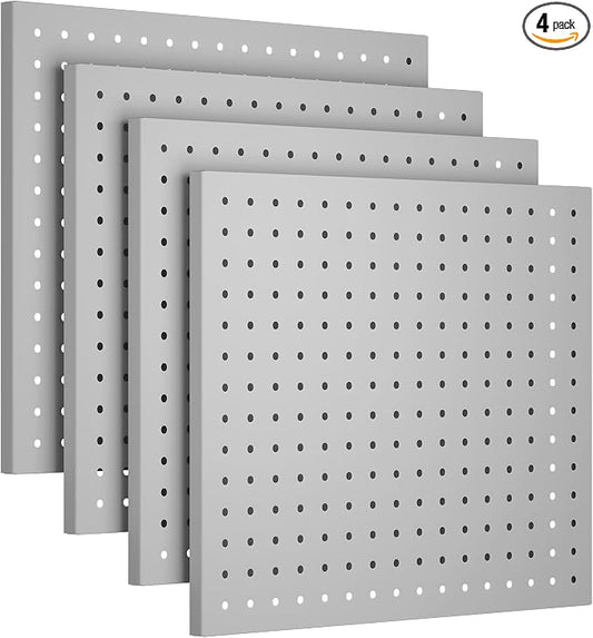 Pegboard, Metal PegBoard Panels, Steel Wall Pegboard, Metal Peg Board Wall by IRONFFICE